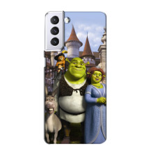 Чехол с мультфильмом Шрек на Samsung Galaxy S21