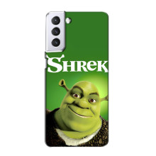 Чехол с мультфильмом Шрек на Samsung Galaxy S21 – Шрек