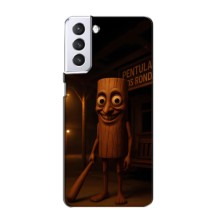 Чехол с мемом Тралалело тралала на Samsung Galaxy S21 (Тунг тунг тунг сахур)
