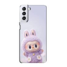 Чехол с принтом Лабубу для Samsung Galaxy S21 – Фиолетовый Лабубу