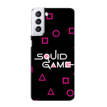 Чехол Гра в кальмара для Samsung Galaxy S21 – Логотип игры кальмара