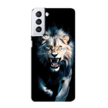 Чехол с картинкой «Хищники» для Samsung Galaxy S21 – Лев
