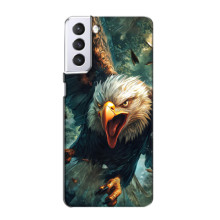 Чехол с картинкой «Хищники» для Samsung Galaxy S21 – Орёл