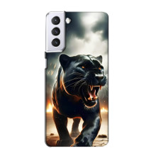 Чехол с картинкой «Хищники» для Samsung Galaxy S21 – Пантера
