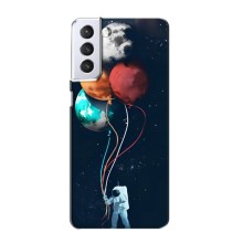 Космические Чехлы для Самсунг С21 (VPrint) (Планеты шарики)