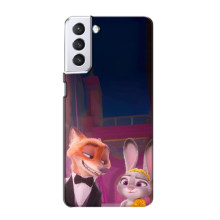 Силиконовый чехол с принтом Зоотрополіс для Samsung Galaxy S21 – Главные герои