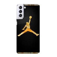 Силиконовый Чехол Nike Air Jordan на Самсунг С21 (Джордан 23)