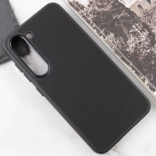 Кожаный чехол Bonbon Leather Metal Style для Samsung Galaxy S22+ – Черный