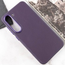 Кожаный чехол Bonbon Leather Metal Style для Samsung Galaxy S22+ – Фиолетовый