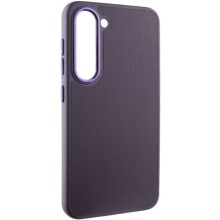 Шкіряний чохол Bonbon Leather Metal Style для Samsung Galaxy S22+ – Фіолетовий