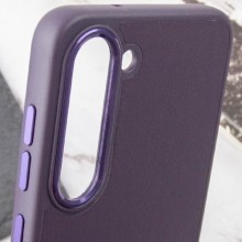 Шкіряний чохол Bonbon Leather Metal Style для Samsung Galaxy S22+ – Фіолетовий