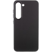 Кожаный чехол Bonbon Leather Metal Style для Samsung Galaxy S22+ (Черный)