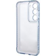 Чехол TPU Starfall Clear для Samsung Galaxy S22+ – Голубой