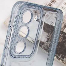 Чехол TPU Starfall Clear для Samsung Galaxy S22+ – Голубой