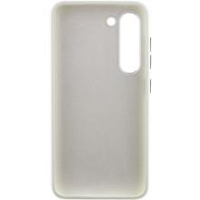 Кожаный чехол Bonbon Leather Metal Style для Samsung Galaxy S22+ – Белый