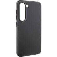Кожаный чехол Bonbon Leather Metal Style для Samsung Galaxy S22+ – Черный