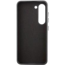 Кожаный чехол Bonbon Leather Metal Style для Samsung Galaxy S22+ – Черный