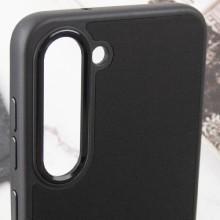 Кожаный чехол Bonbon Leather Metal Style для Samsung Galaxy S22+ – Черный