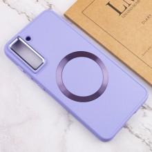 TPU чехол Bonbon Metal Style with MagSafe для Samsung Galaxy S22+ – Сиреневый