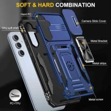 Ударопрочный чехол Camshield Army Ring для Samsung Galaxy S22+ – Синий
