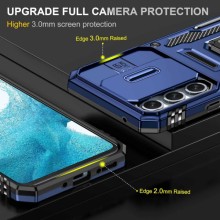 Ударопрочный чехол Camshield Army Ring для Samsung Galaxy S22+ – Синий