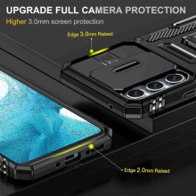 Ударопрочный чехол Camshield Army Ring для Samsung Galaxy S22+ – Черный