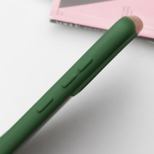 Чехол TPU GETMAN Liquid Silk Full Camera для Samsung Galaxy S22+ – Зеленый