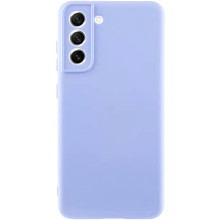 Чехол TPU GETMAN Liquid Silk Full Camera для Samsung Galaxy S22+ – Сиреневый