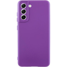 Чехол TPU GETMAN Liquid Silk Full Camera для Samsung Galaxy S22+ – Фиолетовый