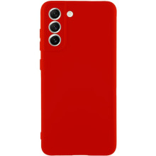 Чехол TPU GETMAN Liquid Silk Full Camera для Samsung Galaxy S22+ – Красный