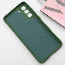 Чехол TPU GETMAN Liquid Silk Full Camera для Samsung Galaxy S22+ – Зеленый