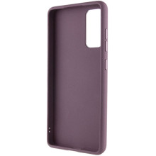 TPU чехол Bonbon Metal Style with MagSafe для Samsung Galaxy S22+ – Бордовый
