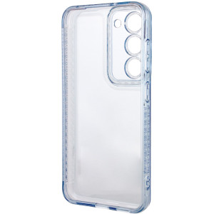 Чехол TPU Starfall Clear для Samsung Galaxy S22+ – Голубой