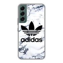 Чехлы Адидас для Samsung Galaxy S22 Plus (AlphaPrint) (Адидас на мраморе)