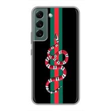 Чохли бренд ГУЧЧІ для Samsung Galaxy S22 Plus – Змій Гуччі