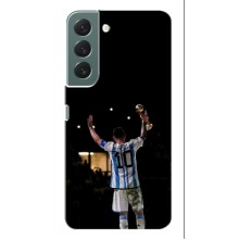 Чехлы Лео Месси Аргентина для Samsung Galaxy S22 Plus (Лео Чемпион)