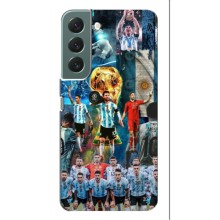 Чехлы Лео Месси Аргентина для Samsung Galaxy S22 Plus (Месси в сборной)
