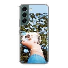Чохли з зображенням різних тварин на Samsung Galaxy S22 Plus (Їжачок в руці)