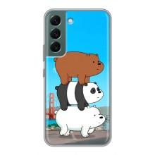Чехлы с Пандами на Samsung Galaxy S22 Plus – Друзья
