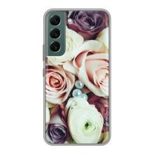 Чехлы с принтом Розочки для Samsung Galaxy S22 Plus – Букет РОЗ