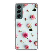 Чехлы с принтом Розочки для Samsung Galaxy S22 Plus – Разные цветы