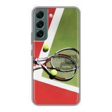 Чохли з прінтом Спортивна тематика для Samsung Galaxy S22 Plus – Ракетки теніс