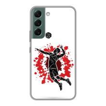 Чохли з прінтом Спортивна тематика для Samsung Galaxy S22 Plus – Волейболіст