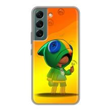 Чохол Бравл Старс для Samsung Galaxy S22 Plus – LEON в кофті