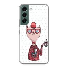 Чехол на тематику: Коты для Samsung Galaxy S22 Plus – Кот аристократ