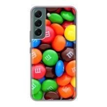 Чохол з зображенням смачної їжі для Samsung Galaxy S22 Plus – Різнокольорові M&M'S