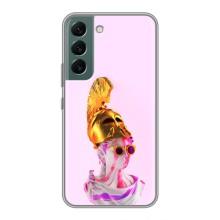 Чехол с Прикольным принтом на Samsung Galaxy S22 Plus (АРТ Статуя)