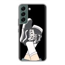 Чехол с Прикольным принтом на Samsung Galaxy S22 Plus (Кеды)