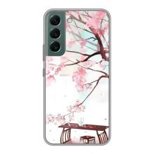 Чехол с принтом САКУРЫ на Samsung Galaxy S22 Plus – Чайная церемония