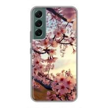 Чехол с принтом САКУРЫ на Samsung Galaxy S22 Plus – Цветущая сакура